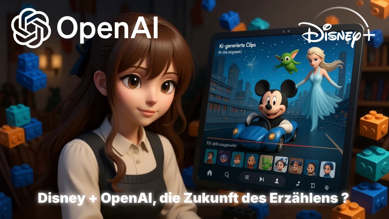 Disney investiert 1 Milliarde in OpenAI – Wird aus Serien bald nur noch ein Clip?
